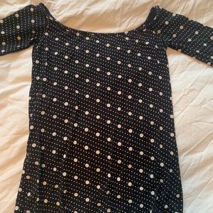 Off the shoulder 3/4 sleeve Fighting Eel Top